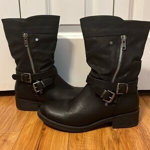 Woman’s Biker Boots NWOT